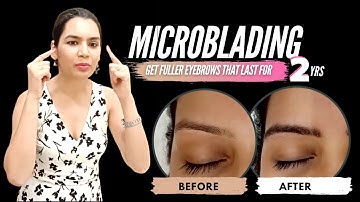 Microblading eyebrows step-by-step in India [Hyderabad] | Eyebrow tattoo | Permanent eyebrow shaping