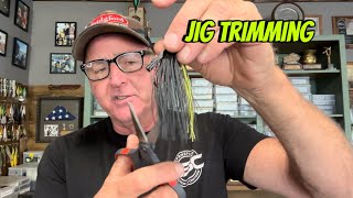 Double Your Strikes By Using THESE Jig Skirt Trimming Techniques