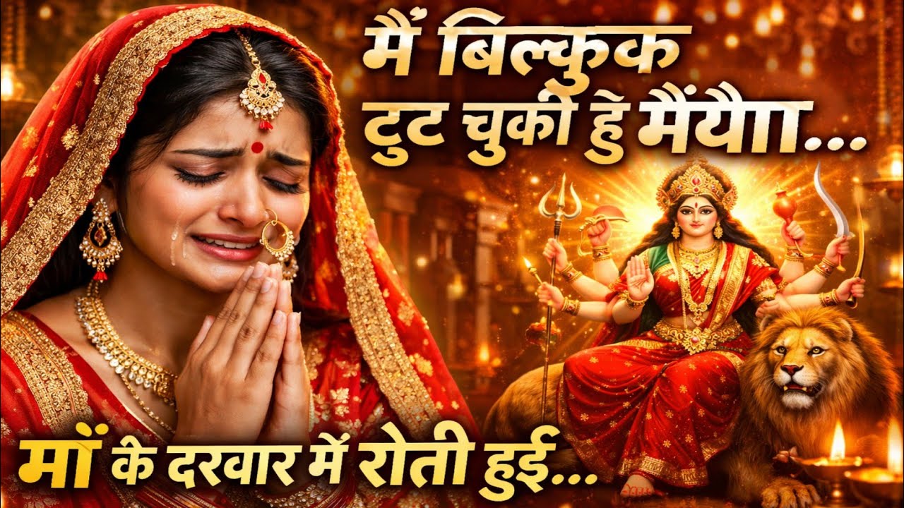 मैं बिल्कुल टूट चुकी हूँ मैया 😭🙏 | दर्द भरा माँ भजन 2026 | Emotional Mata Bhajan | Jai Mata Di