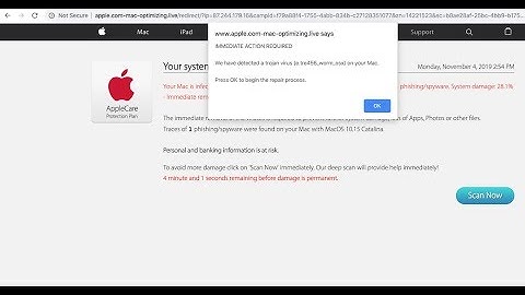 How to remove apple.com-mac-optimizing.live scam?