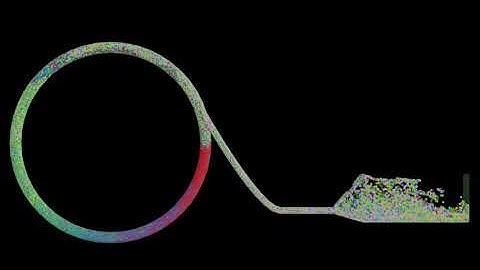 Particle Simulation #66 : Move Like Fluid Simulation