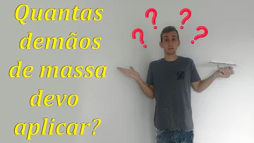 O que significa uma demão de tinta?