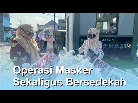 OPERASI MASKER SEKALIGUS BERSEDEKAH