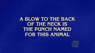 Jeopardy Donkey Punch