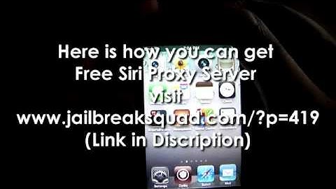 Free 200% Working Spire Siri Proxy  Daily Updated From October 2012