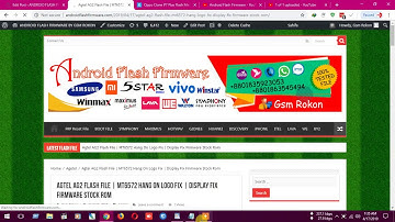 Agetel AG2 Flash File | MT6572 Hang On Logo Fix | Display Fix Firmware Stock Rom
