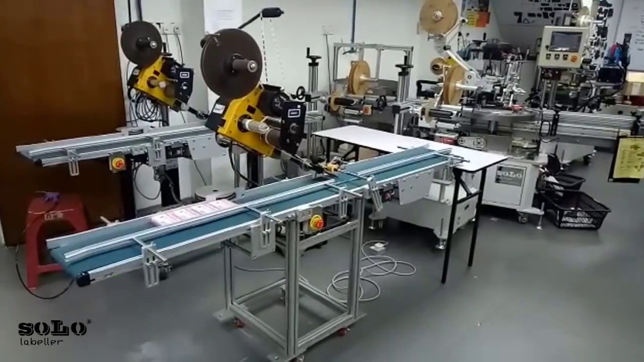 Top Labelling Machine | Hologram Labelling on Pharmaceutical Boxes | Solo Labeller Technology