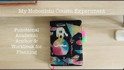 My Hobonichi Cousin Experiment: Functional Academic Planning & Workbook, Archival Needs