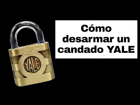 Cómo desarmar un candado YALE