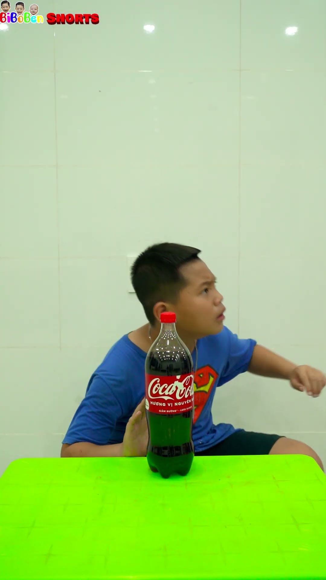 Soda Bottle Balloon Escape! ??#shorts #funny #comedy