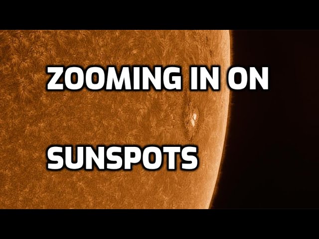 Zooming in on Sunspots from my Backyard #shorts class=