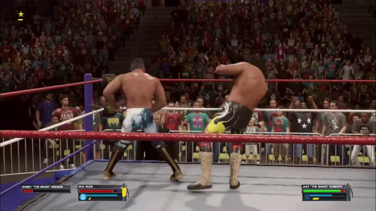 WrestleMania IV Replay Rd1 Rick Rude vs Jake Roberts - YouTube