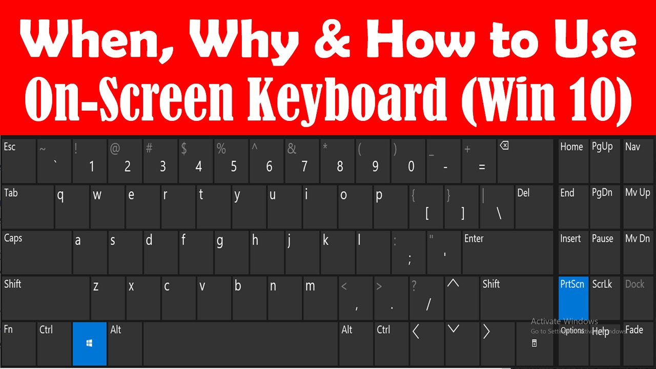 get virtual keyboard windows 10