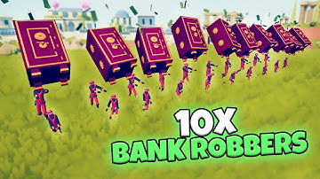 10x BANK ROBBERS VS EVERY FACTION | TABS WILD WEST UPDATE