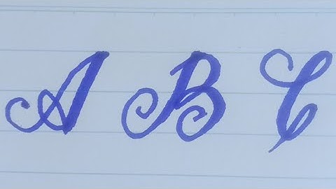 Easy way to improve handwriting in English calligraphy on 605 cut marker |By cute art world yahya