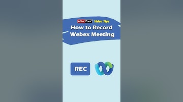 How to Record Webex Meeting? Two Detailed Guides for You #webex #recordscreen
