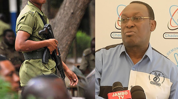 MBOWE AJILIPUA KUWATUHUMU POLICE KWA UTEKAJI, ATAJA ORODHA YOTE TA WATUHUMIWA WA UTEKAJKI