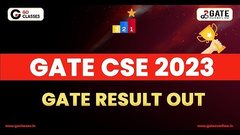 All about GATE 2023 Result | GATE CS 2023  #gateresult #gate2023 #gate2023result