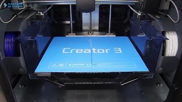Flashforge Creator 3  Leveling and Calibration 720p 25fps H264 192kbit AAC