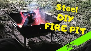 How to make a DIY STEEL FIRE PIT from SIMPLE materials