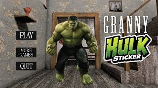 Escaping as Hulk in Granny's OldHouse | Door Escape |grandpagranny horror Rajat Streamz ग्रैनी screenshot 5