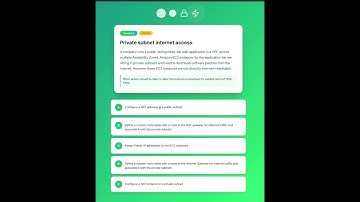 AWS solutions architect associate sample question 2 #shorts