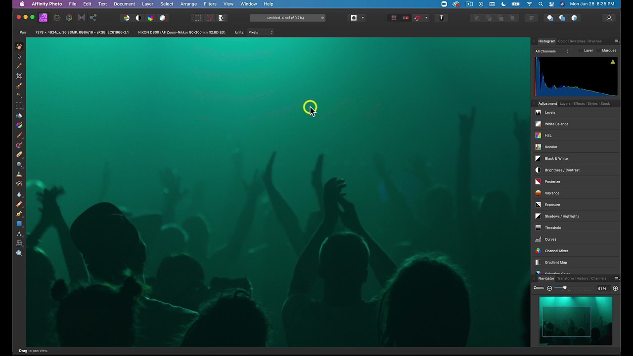 Using ON1 NoNoise AI as an Affinity Photo Plugin