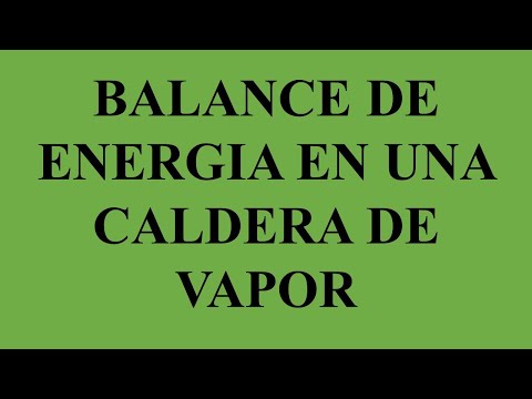 Vídeo: Quin és El Balanç De Calor De La Caldera