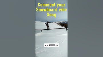 Thumbnail of Comment your Snowboard vibe Song! #shorts #snow #snowboarding #snowboard #freestyle #vibes #rail