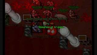 Rookgaard: Rookguardian de'Bove Mocne (1 lvl) vs Apprentice Sheng