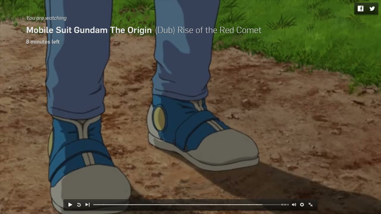 Gundam The Origin Ep 6 Ending Scene The Beginning Of Gundam Youtube