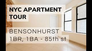 NYC Apartment Tour - 1BR apartment at 85th st, Bensonhurst, Brooklyn