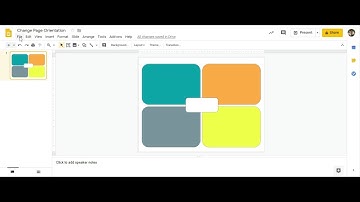 Change Page Orientation - Google Slides