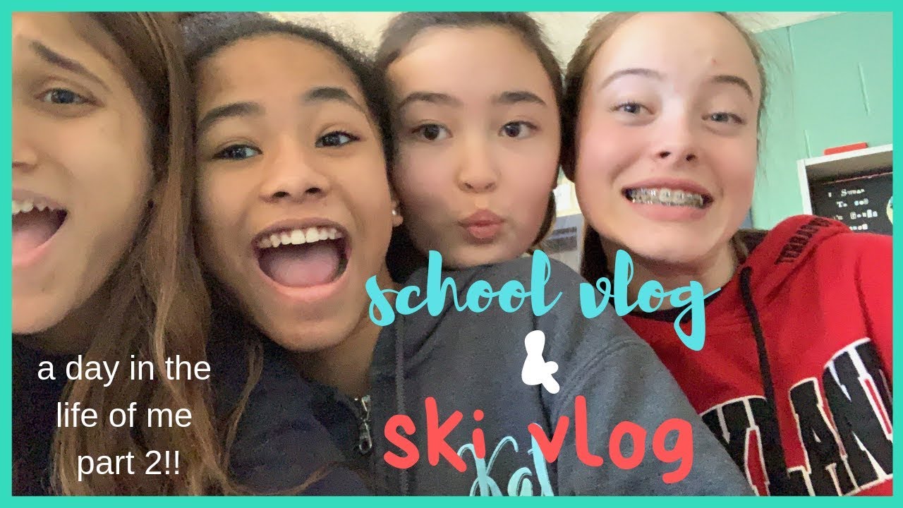 school and ski club vlog!