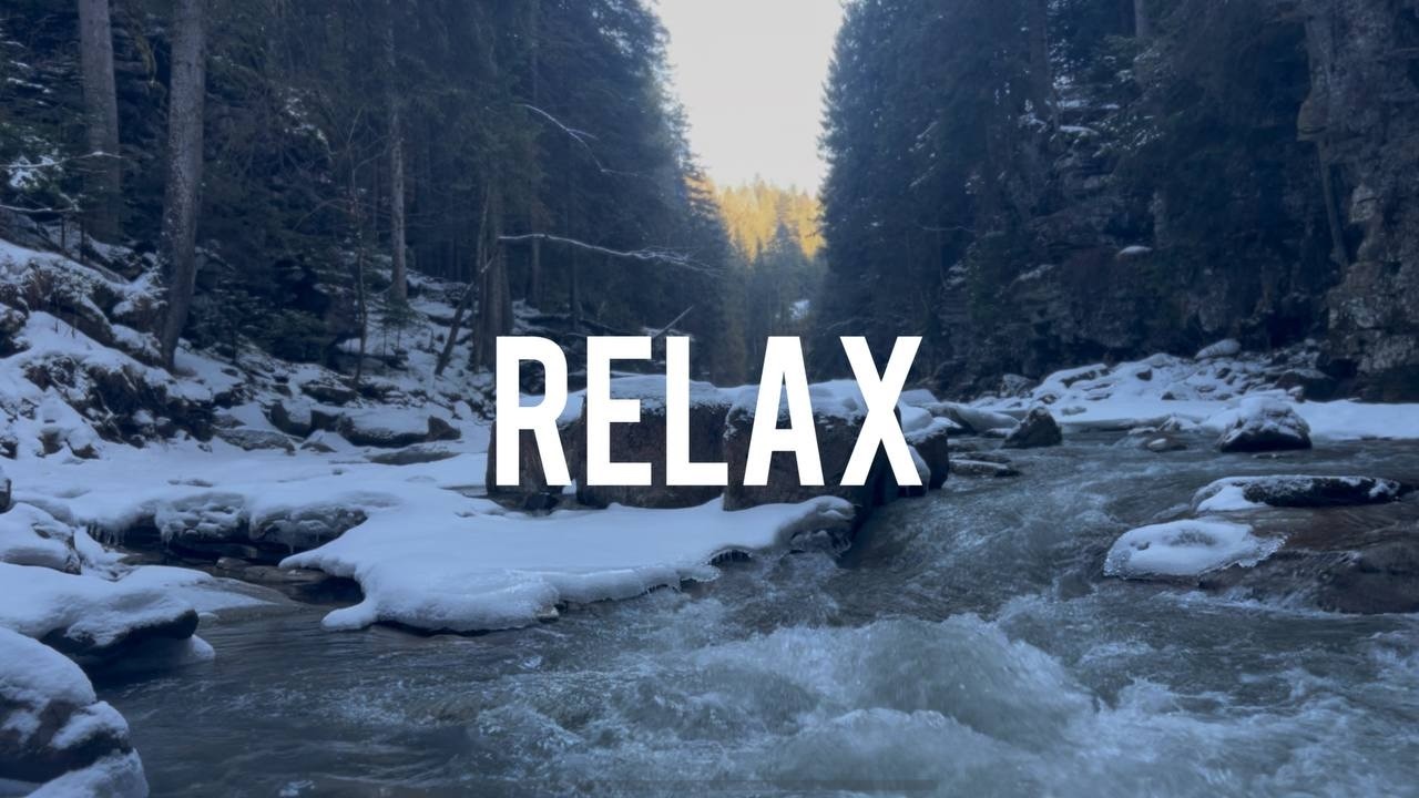 Relaxing Mountain River | Calming Nature Sounds for Sleep and Meditation
