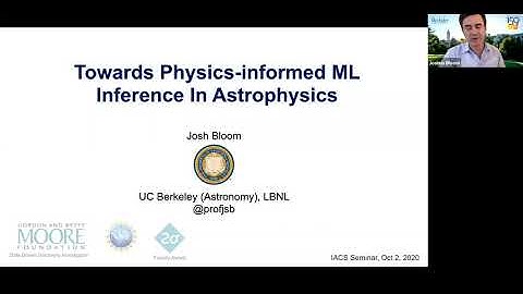Josh Bloom: Physics-Informed Machine Learning in Astronomy | IACS Seminar