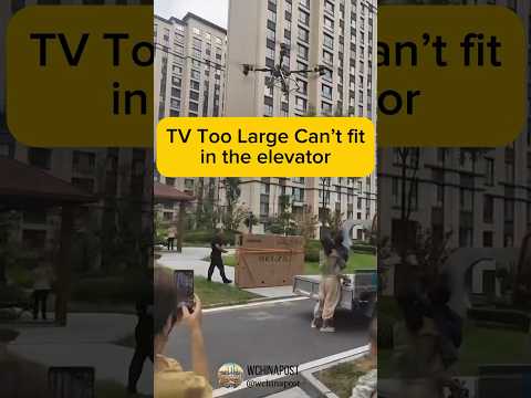 100 INCH TV + Drone #drone #delivery #china #innovation #technology