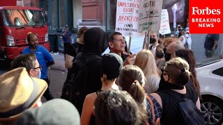 SHOCKING VIDEO: Pro-Choice And Pro-Life Demonstrators Clash In NYC