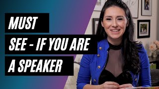 How to create a simple but powerful speaker reel