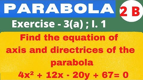 2B | Parabola | I. 4th problem @EAG