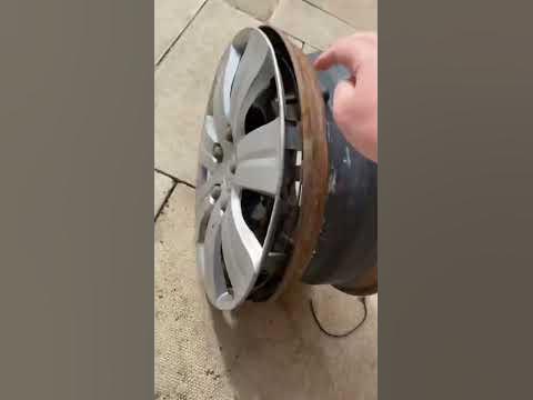 Hubcap falling off - YouTube