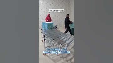 Vegetables in Baskets Conveying and Unloading Solution with Gravity Roller Conveyor - Naili Conveyor