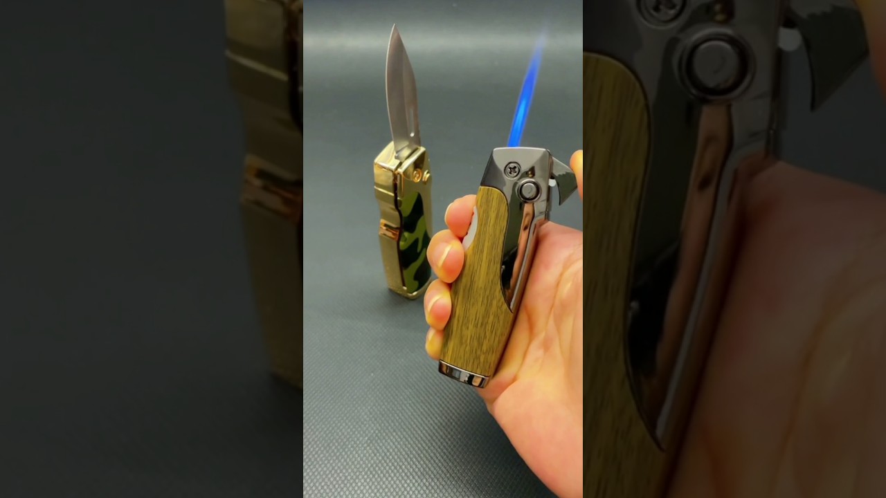 Knife and lighter 