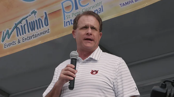 Gus Malzahn, Auburn Tigers visit Clearwater Beach