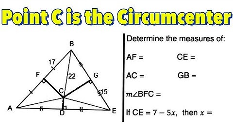 Concurrency of Perpendicular Bisectors of a Triangle