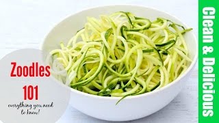 HOW TO COOK ZUCCHINI NOODLES | everything you need to know about zoodles