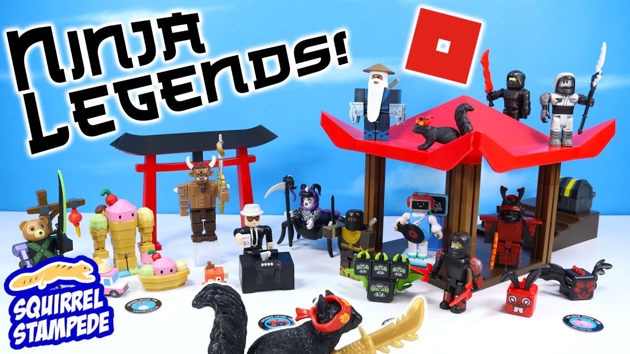 Bonecos Roblox - Playset Ninja Legends Figuras + Cód Virtual