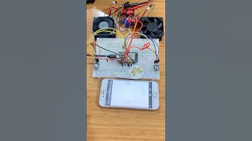 Fan Speed control on a Web PHP App using MLX Sensor & ESP32 #electronics  #technology