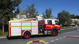 Wafrs Protest Markings Joondalup Urban Pump Up10 & Light Tanker Lt801 Turning Out
