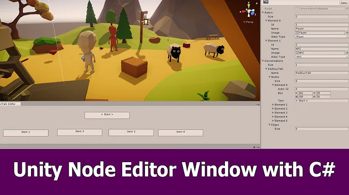 Unity Node Based Editor Window C#